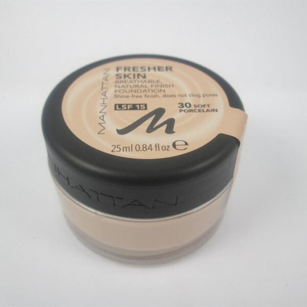 Manhattan Foundation Fresher Skin Soft Porcelain 30