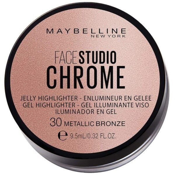 Maybelline Face Studio Chrome Jelly Highlighter 30 Metallic Bronze