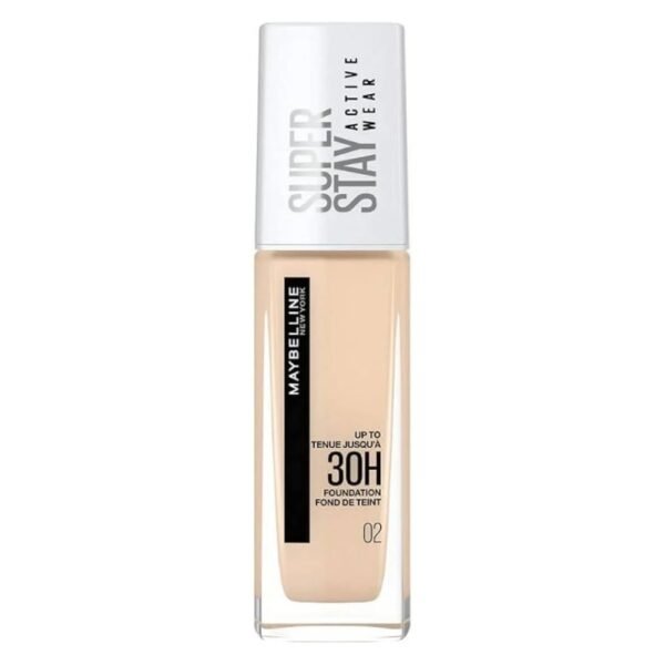 Maybelline SuperStay 30H Foundation 02 Naked Ivory
