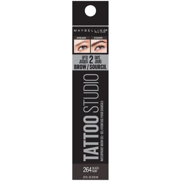 Maybelline Tattoo Brow Waterproof Gel 264 Black